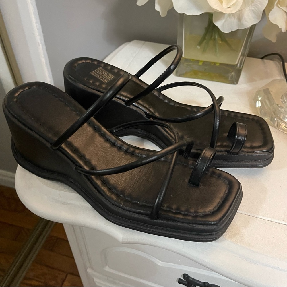 Wedge toe strap sandals - Picture 6 of 6